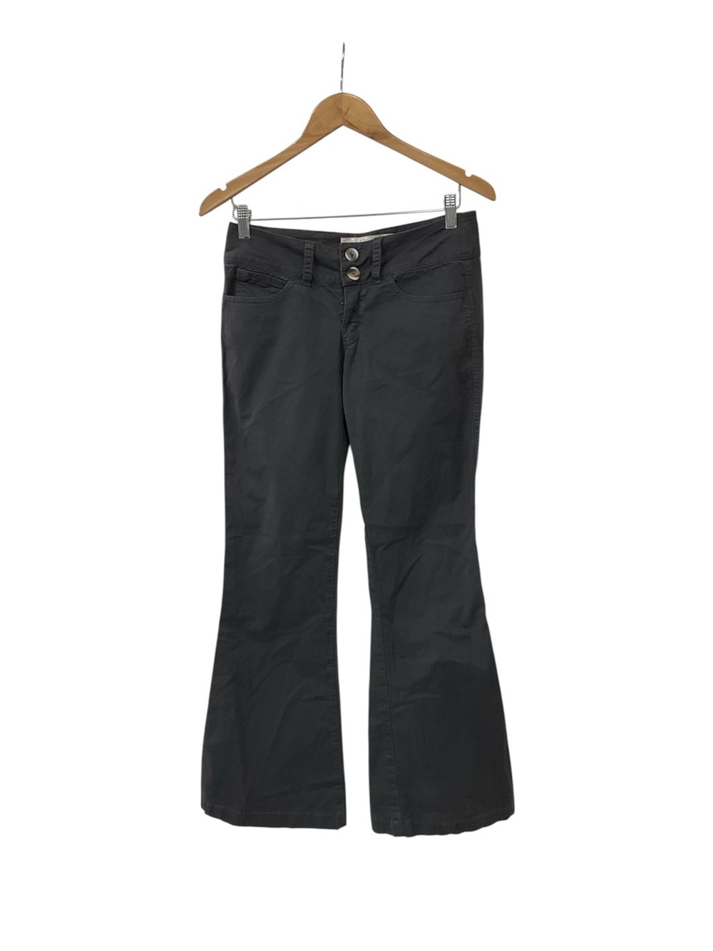 Vintage Y2K Bella Dahl Grey Flare Low Rise Pants 27